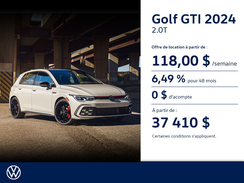 Procurez-vous la Golf GTI 2024