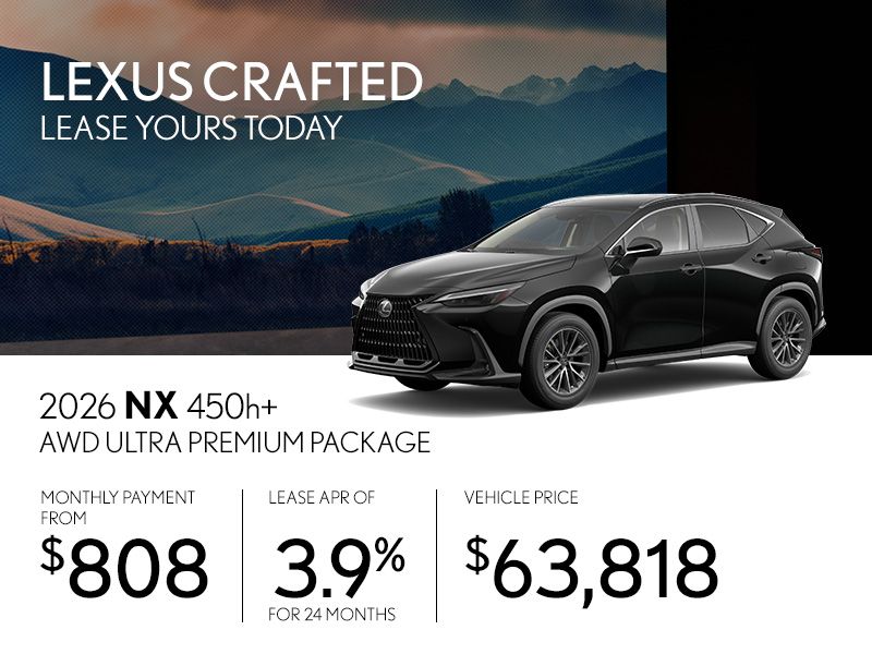 New Lexus NX 450h+ Promotions in Montreal