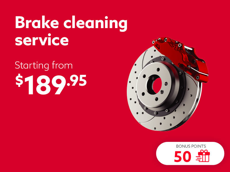 Entrust us with the brake cleaning service of your vehicle