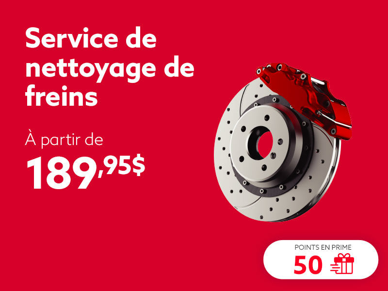 Confiez-nous le service de nettoyage de frein de votre véhicule