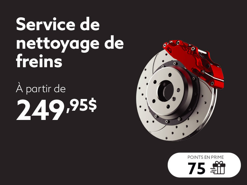 Confiez-nous le service de nettoyage de frein de votre véhicule