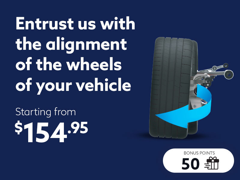 Entrust us with the alignment of the wheels of your vehicle