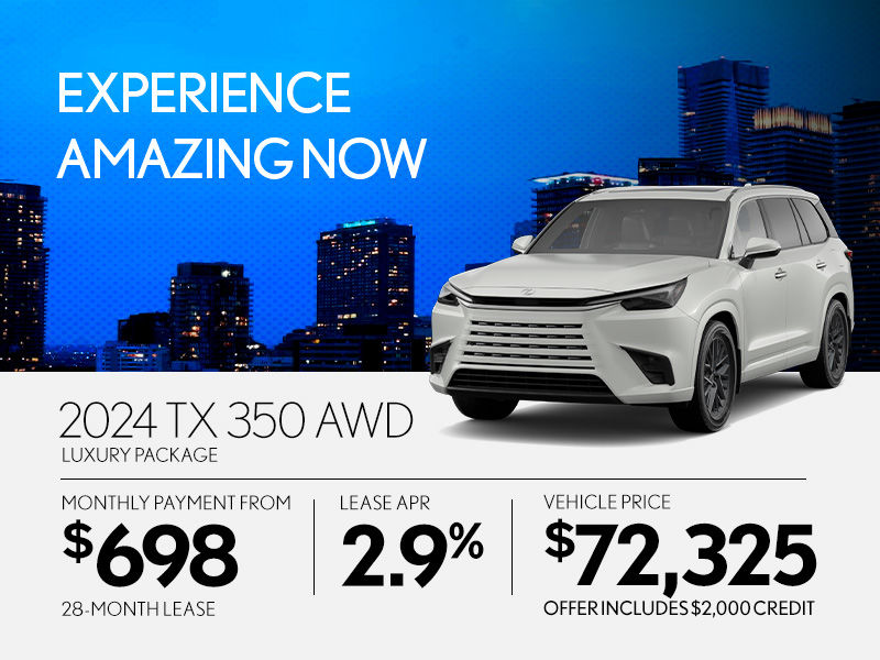 New Lexus TX Promotions in Montreal