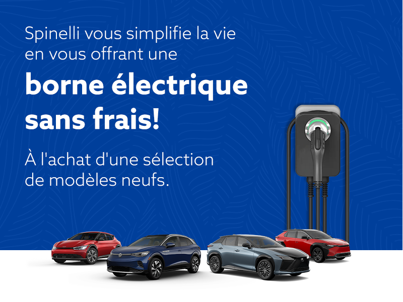 Obtenez une borne électrique sans frais