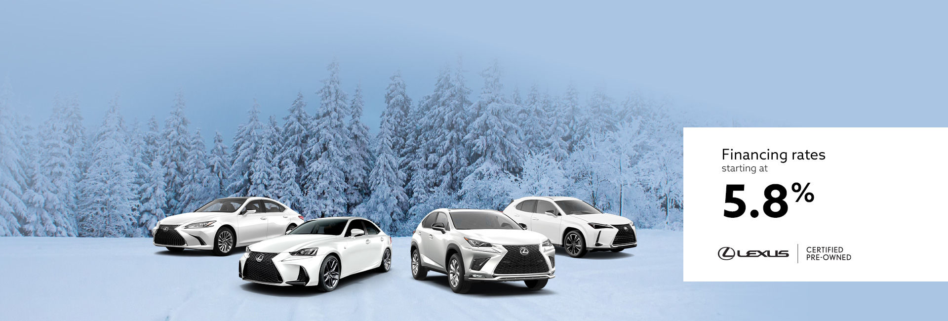 Hit the road with a Lexus certified pre-owned vehicle