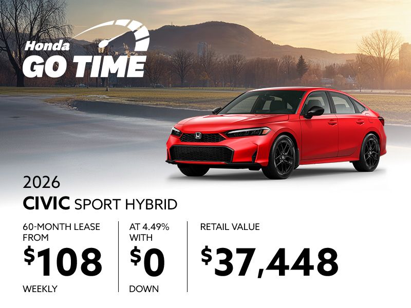 New Honda Civic Deals in Montreal