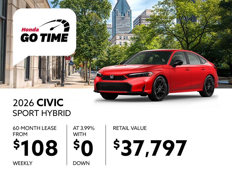 New Honda Civic Deals in Montreal
