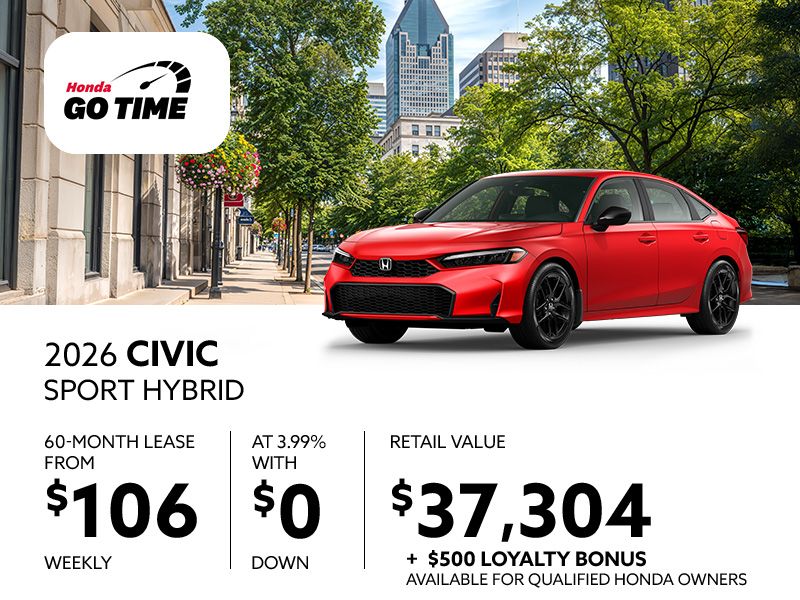 New Honda Civic Deals in Montreal
