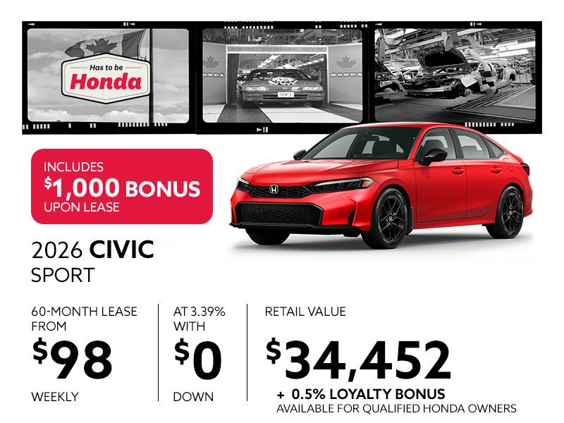 New Honda Civic Deals in Montreal