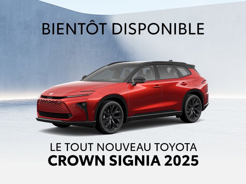 Le tout nouveau Toyota Crown Signia 2025