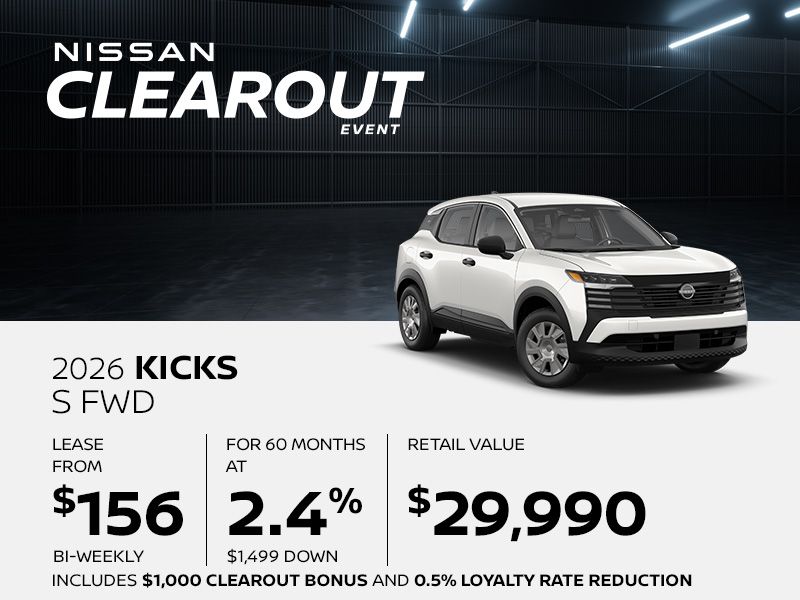 Nissan Kicks Offers in Montreal