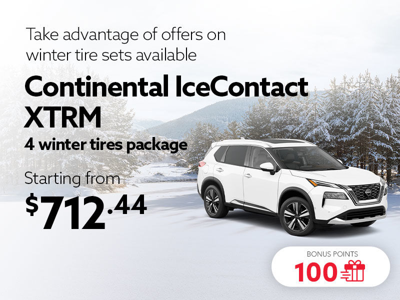 Take advantage of offers on winter tire sets available