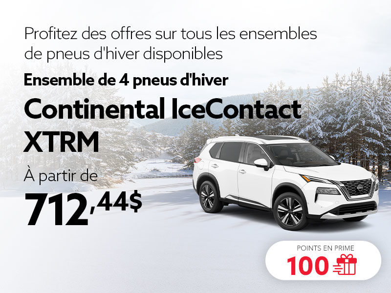 Profitez des offres sur tous les ensembles de pneus d'hiver disponibles