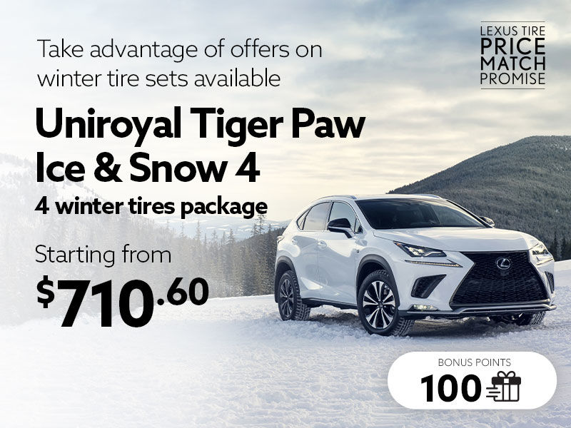 Take advantage of offers on winter tire sets available