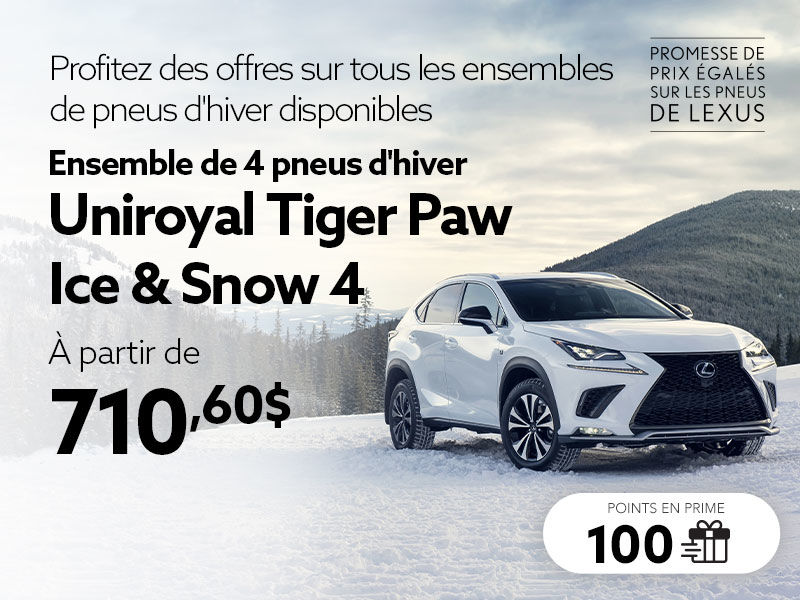 Profitez des offres sur tous les ensembles de pneus d'hiver disponibles