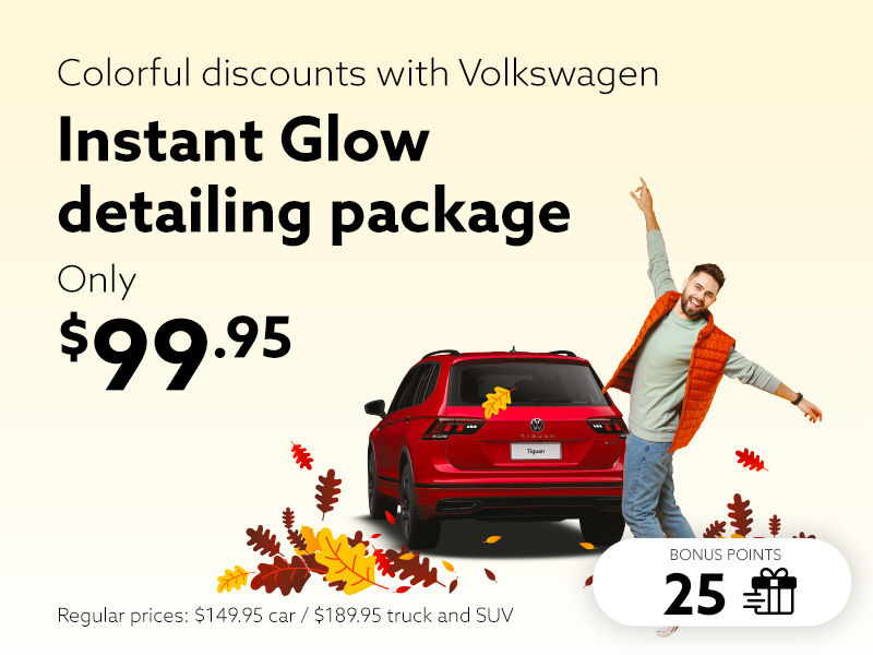 Choose the Instant Glow detailing package