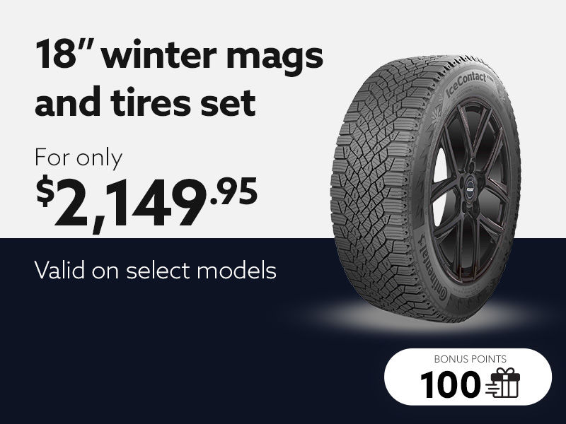 Winter Mags and Tire Set