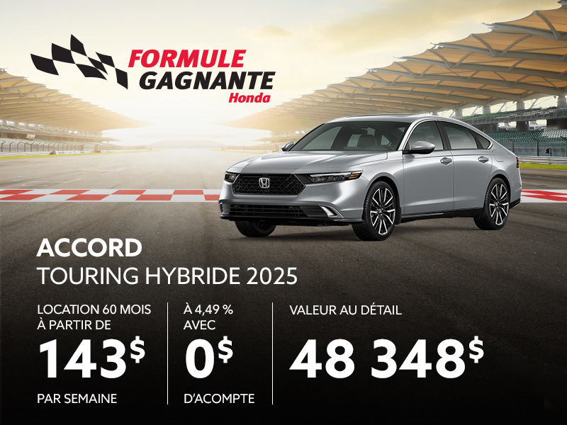 Honda Accord neuf en promotion à Montréal