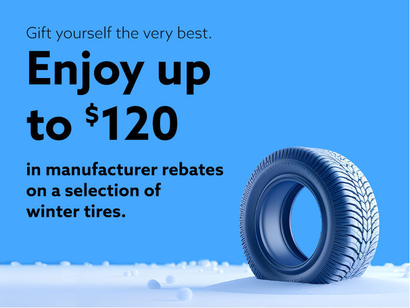 Choose new winter tires and take advantage of manufacturer rebates