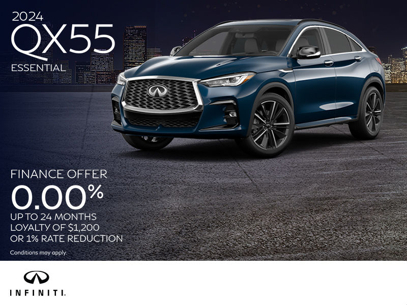 Get the 2024 INFINITI QX55!