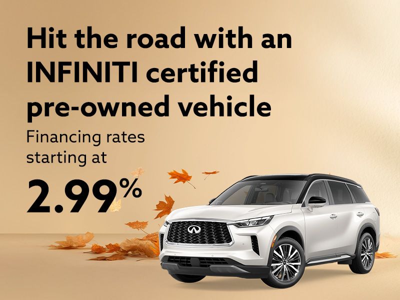 Infiniti Certified Pre-Owned Vehicles