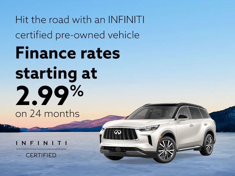 Infiniti Certified Pre-Owned Vehicles