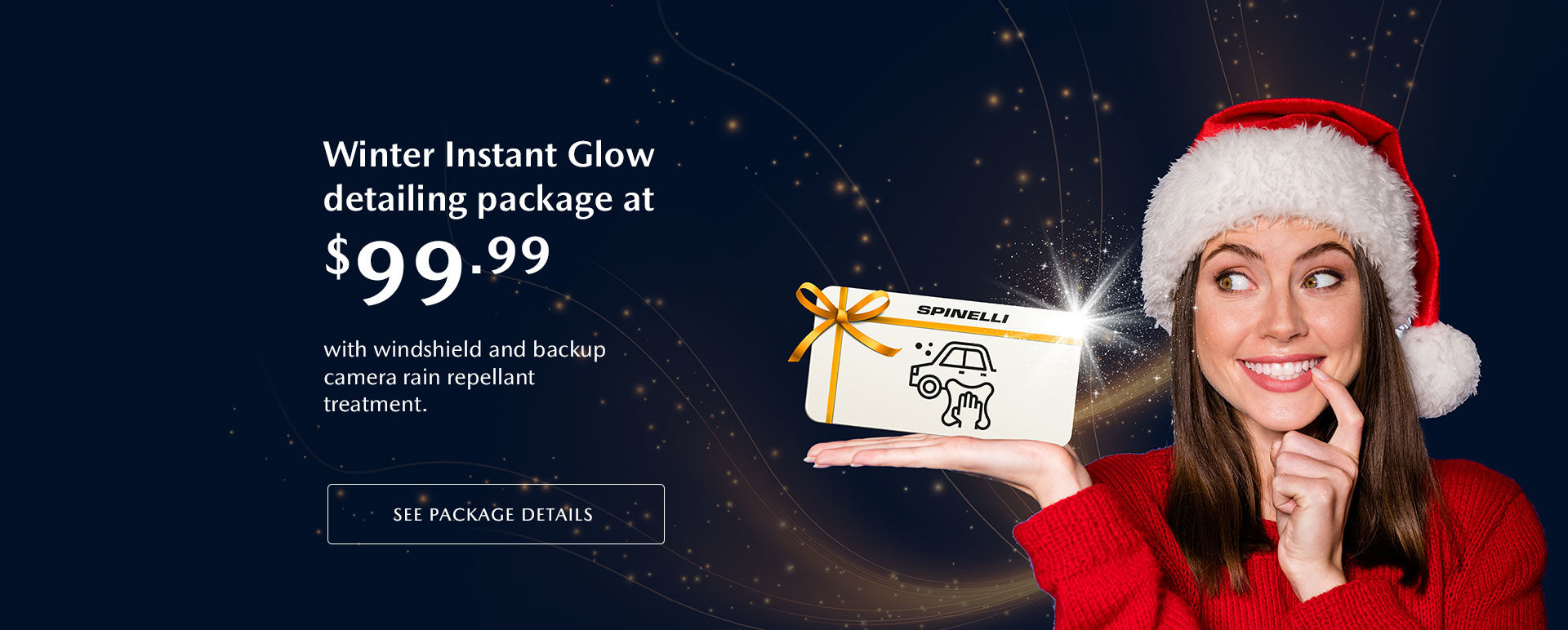 Winter Instant Glow detailing package at $99.95