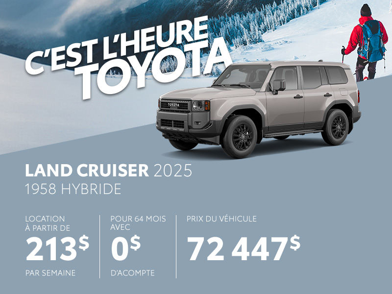 Toyota Land Cruiser neuf en promotion  Montral