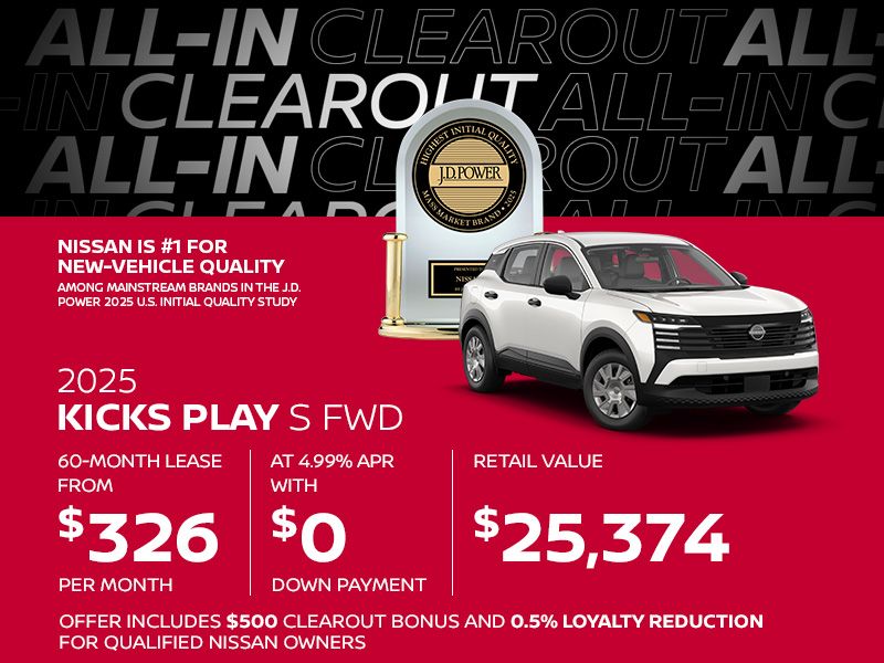 Nissan Kicks Play Offers in Montreal