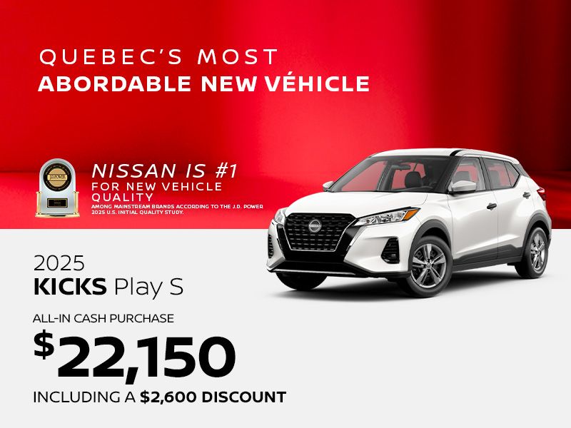 Nissan Kicks Play Offers in Montreal