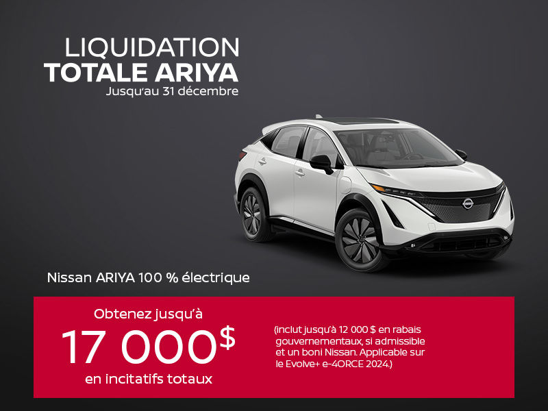 Liquidation Total Ariya