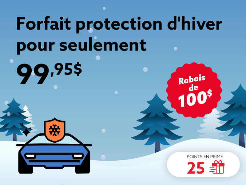 Choisissez le forfait protection d'hiver