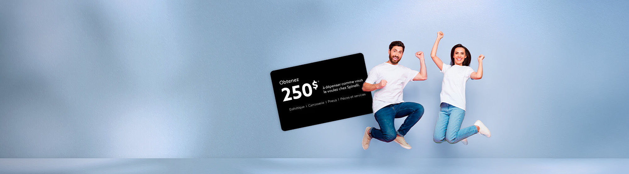 Obtenez une carte-cadeau de 250 $ à l'achat d'un véhicule d'occasion