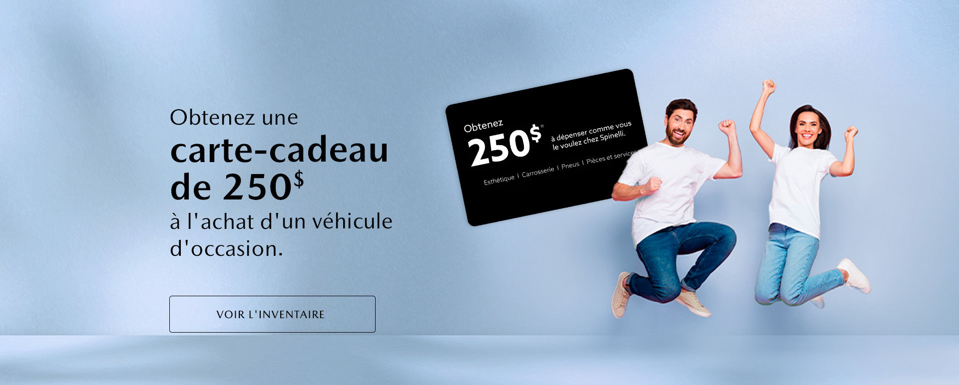 Obtenez une carte-cadeau de 250 $