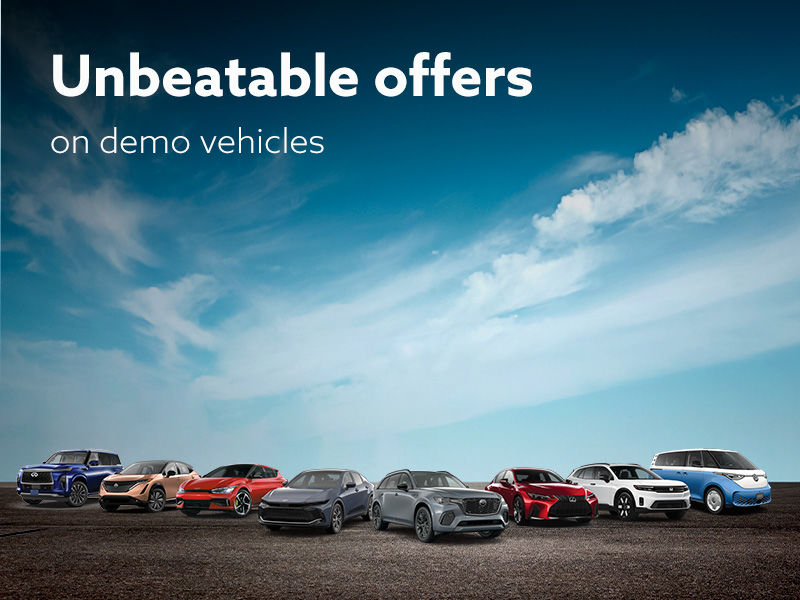 Unbeatable Offers on Demo Vehicles