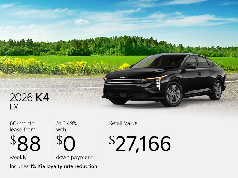 New Kia K4 deals in Montreal