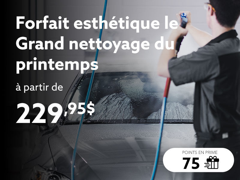 Profitez de notre forfait esthétique Grand nettoyage de la saison