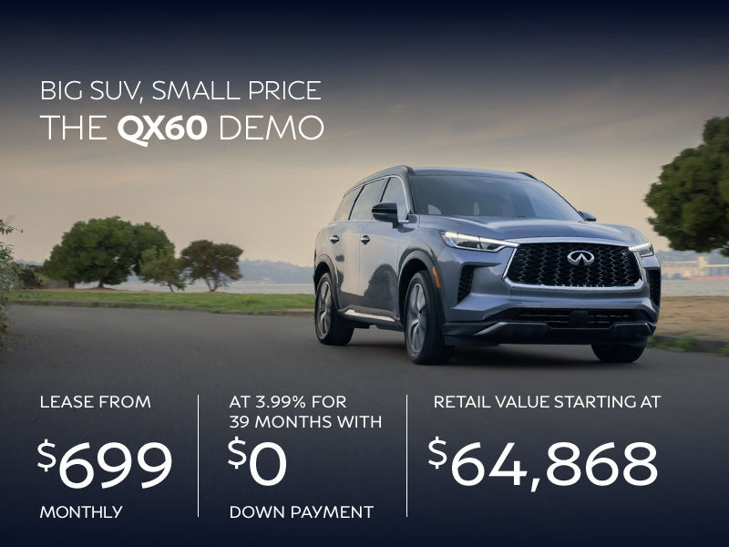Big SUV, small price: The QX60 Demo
