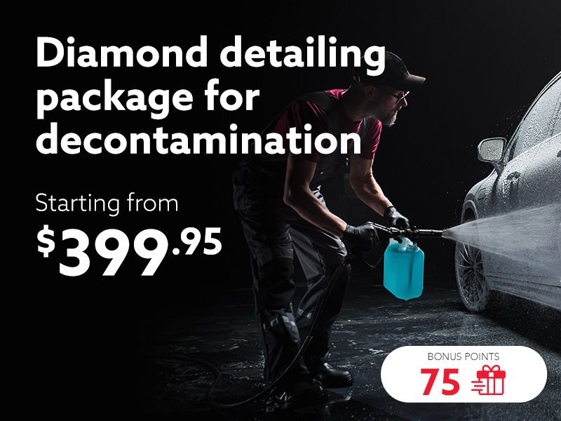 Take advantage of our Diamond detailing package