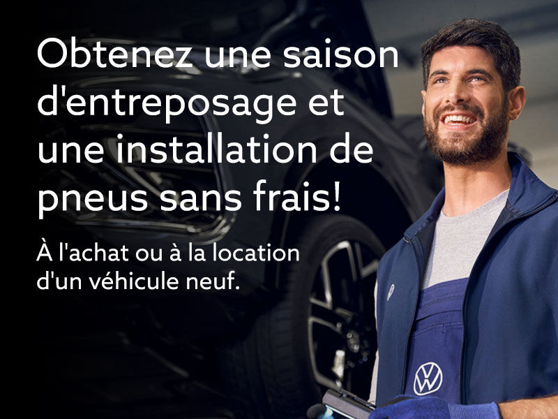 Obtenez une saison d'entreposage et une installation de pneus sans frais