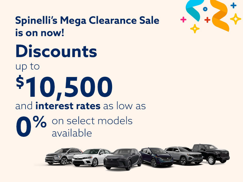 Spinelli's Mega Clearance Sale is on now!