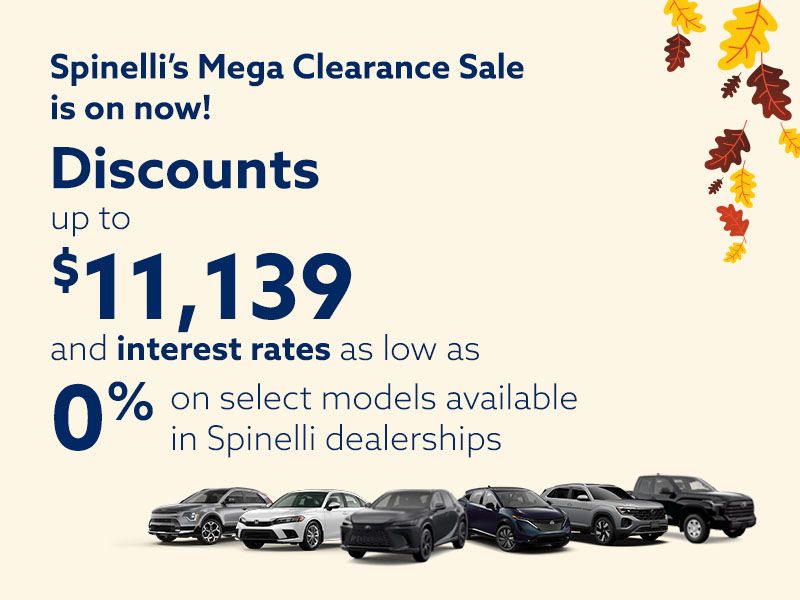 Spinelli's Mega Clearance Sale is on now!