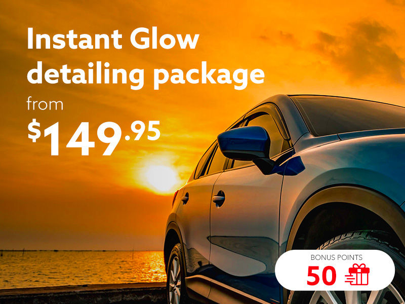 Choose the Instant Glow detailing package