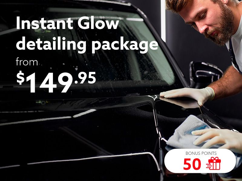 Choose the Instant Glow detailing package