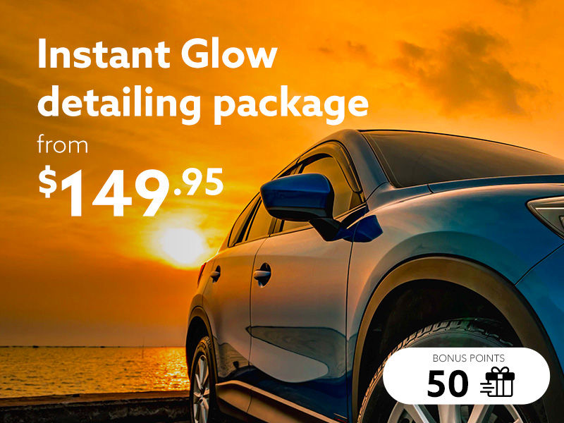 Choose the Instant Glow detailing package