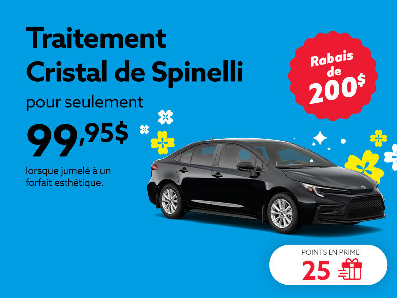 Optez pour le traitement Cristal de Spinelli