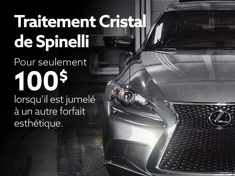Optez pour le traitement Cristal de Spinelli