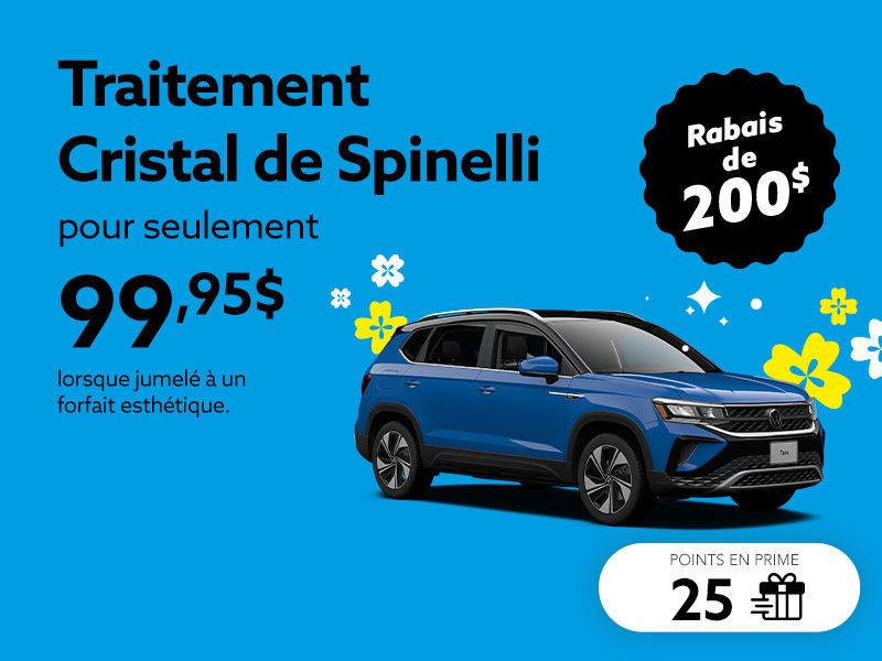 Optez pour le traitement Cristal de Spinelli