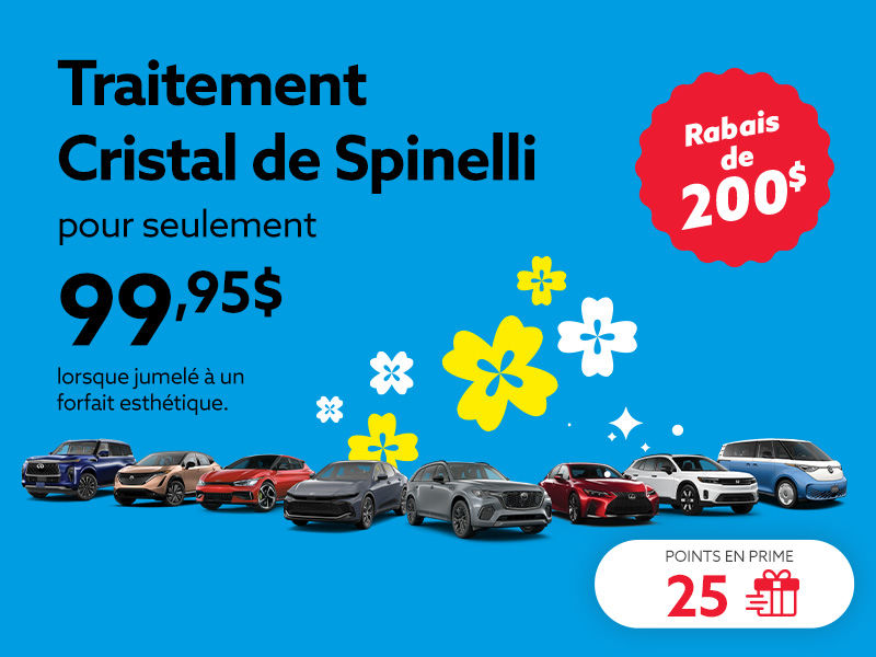 Optez pour le traitement Cristal de Spinelli