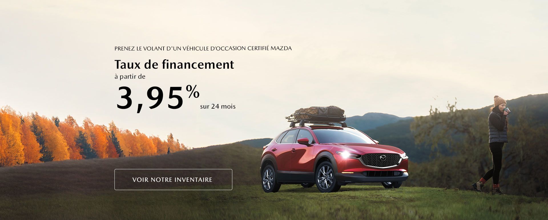 Prenez le volant d'un véhicule d’occasion certifié Mazda